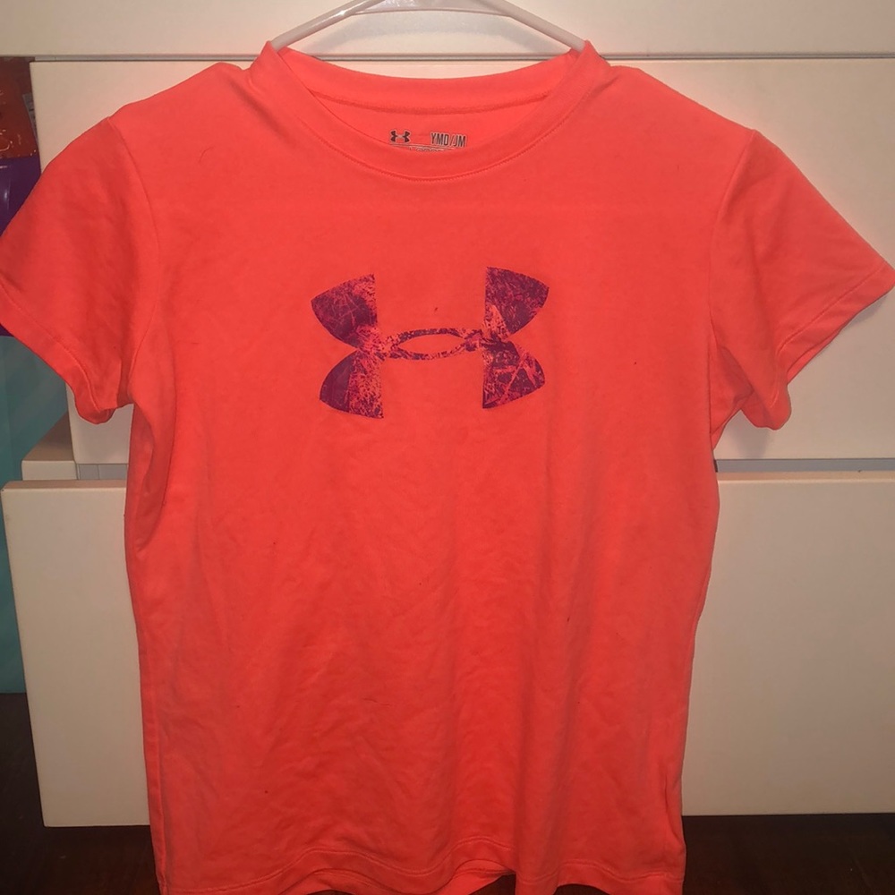 girls youth under armour shirt